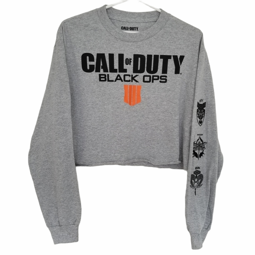 Call Of Duty Black Ops 4 Cropped Tee